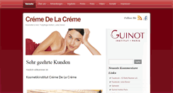 Desktop Screenshot of creme-de-la-creme.info