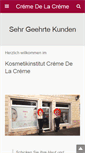 Mobile Screenshot of creme-de-la-creme.info