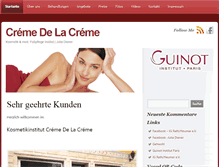 Tablet Screenshot of creme-de-la-creme.info